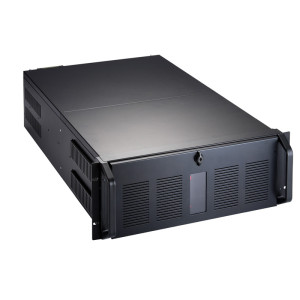 Axiomtek AX61492 4U 20-slot Rackmount chassis, three 5.25" and two 3.5" HDD drive bays